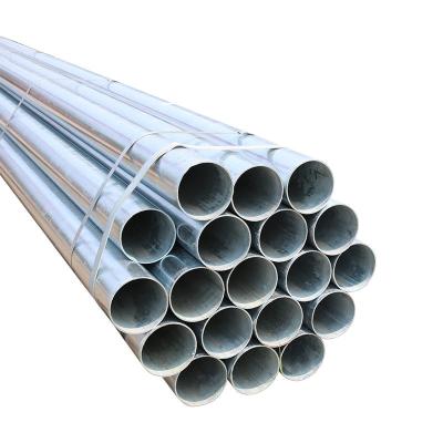 中国 Zinc Galvanized Steel Pipe Round For Building Material Q235 30 Mm 販売のため