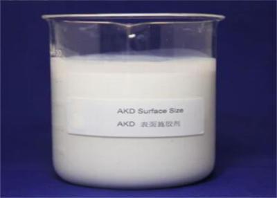 中国 2-4pH White Papermaking Chemicals AKD Surface Sizing Agent Electropositive 販売のため