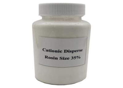 中国 35% Papermaking Chemicals White Emulsion Cationic Rosin Paper Sizing Agent 販売のため