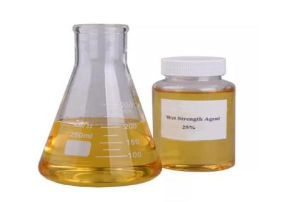 中国 pH 4-7 Light Yellow Wet Strength Agent For Paper Production Chemicals 販売のため