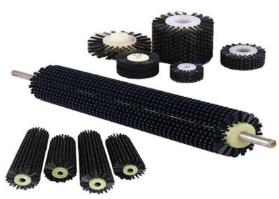 China Simple Production Brush Heavy Duty Steel Conveyor Rollers For Printing Industry for sale