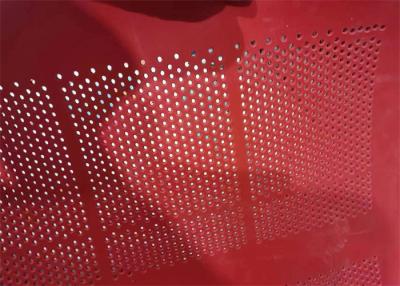 China High Anti Abration Rubber Screen Mat Round Shape For Dry Screening for sale