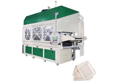 China Biodegradable Sugarcane Bagasse Tableware Pulp Molding Machine Fully Automatic Production Line à venda
