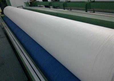 China 6m Width White Non Woven Polypropylene Geotexitle Fabric High Strength for sale