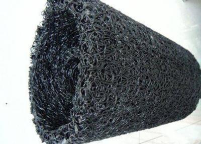 China Geocomposite Drain Plastic Blind Ditch PP Material Black Color Lightweight Circular Shape for sale