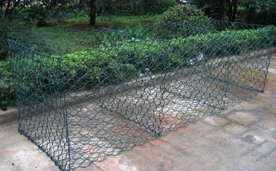 China Stainless Steel Pvc Coated Gabion Box , Pvc Coated Gabion Baskets For Protection Projects for sale