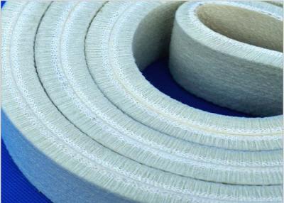 Chine Usage résistant à la ceinture blanche de feutre de polyester de tissu industriel de feutre sans joints à vendre