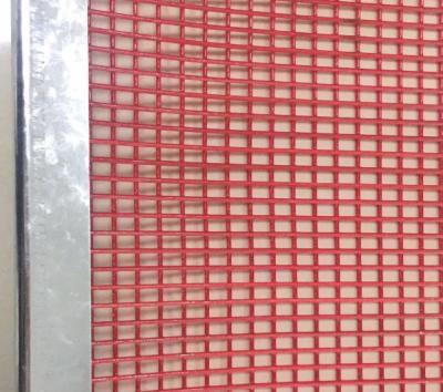 中国 石造りのスクリーニングのための引張られたポリウレタン スクリーンの網のウレタンの上塗を施してあるふるい版 販売のため