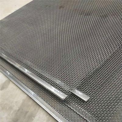 Chine Le matériel en acier de haute qualité a serti par replis l'écran de grillage pour la maille de extraction d'écran de vibration de concasseur de pierres à vendre