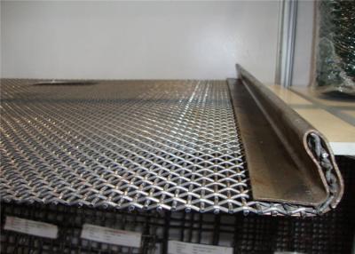 China Pantalla de malla de alambre prensada para la trituradora de piedra minera que vibra la pantalla de alambre tejida en venta