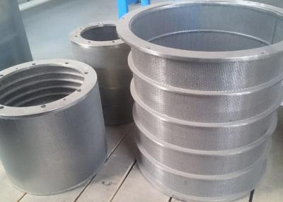 China Pressure Screen Basket With Slotted Wedge Or Hole Type For Screening for sale