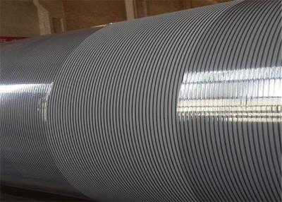 China Stainless Steel Cover Hard Coating R Grooved Rolls for sale