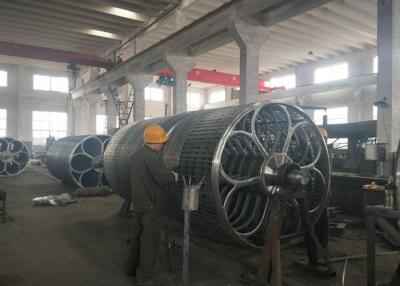 China piezas cilíndricas de la máquina de la fabricación de papel del molde de 316L 1250m m para la pulpa en venta