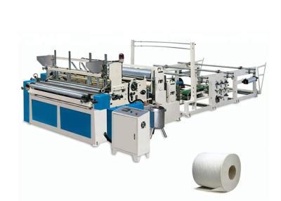 China 200m/Min Embossing Toilet Paper Rewinding Machine For Small Roll for sale