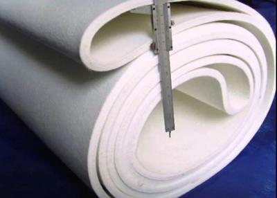China 12mm Thickness White 100% Nomex Dupont Calender Endless felt belt for sale