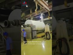 High Speed Horizontal Pneumatic Cylinder Pope Reel For Paper Machine