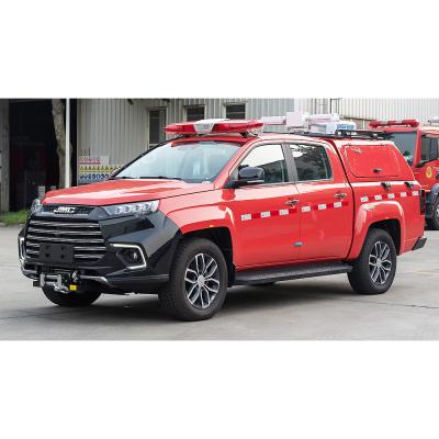 Chine Petit camion de pompiers rouge Euro 6 4x2 Origine Chine Camion de pompiers à vendre