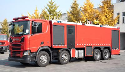 Китай Сверхмощная пожарная машина Евро 6 с дополнительным шасси и определенной коробкой передач продается