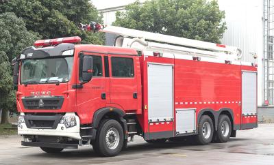 China Caminhão de bombeiros aéreo para serviços pesados, suspensão grande, direção hidráulica à venda