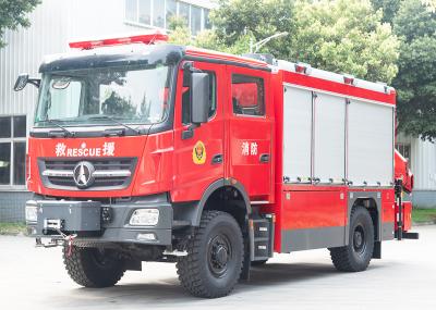 China BEIBEN Camión especial de bomberos de rescate con grúa y generador en venta