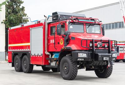 China FAW Jiefang todo terreno camión especial de bomberos 6×6 95km/h en venta