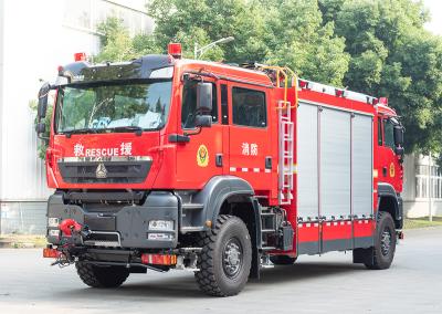 China Sinotruk HOWO Double Head Rescue Fire Fighting Truck Specialized Vehicle China Factory for sale