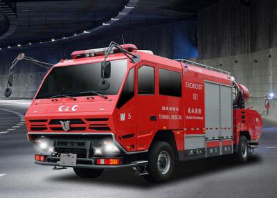 China Camión de la lucha contra el fuego del rescate del túnel con los CAFS y el dispositivo de escape del humo en venta