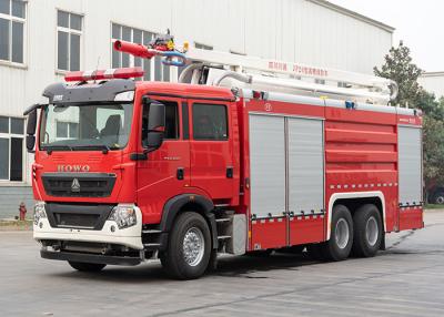 中国 ポンプ及びモニターが付いているSinotruk HOWO 20mの給水塔の消火活動のトラック 販売のため