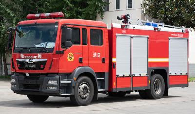 China MAN 5T CAFS Caminhão de combate a incêndio Motor de incêndio Veículo especializado Preço China fábrica à venda