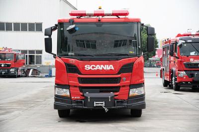 Chine SCANIA 4T réservoir d'eau mousse camion de pompiers bon prix spécialisé fabricant chinois à vendre