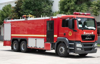 Китай Сверхмощная пожарная машина с водой 16000L & пеной и шасси ЧЕЛОВЕКА продается