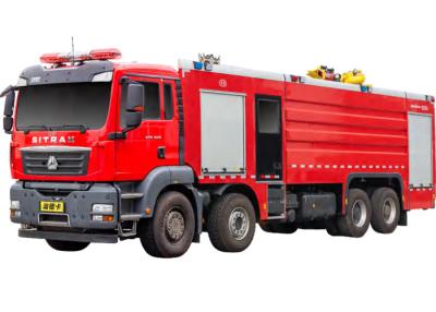 Китай Сверхмощная пожарная машина цистерны с водой кабины двойника 39200Kgs 18000L продается