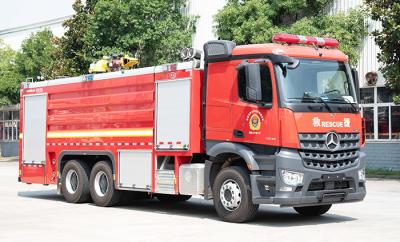 Cina Camion dei vigili del fuoco resistente di Mercedes-Benz 16T con la pompa idraulica ed il monitor in vendita