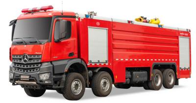 Cina Mercedes Benz Heavy Duty Fire Truck con 20 tonnellate di serbatoio di acqua in vendita