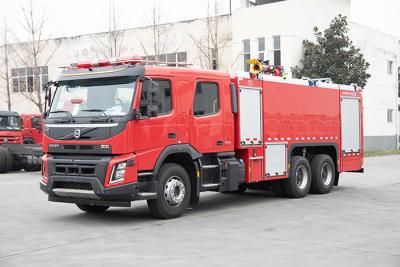 China Volve Heavy Duty Foam Fire Fighting Truck with Double Row Cabin for sale