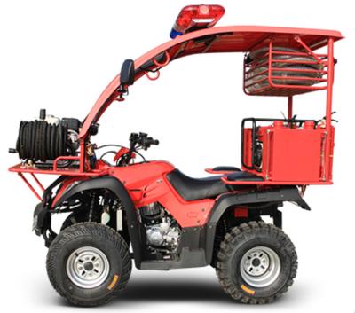 China 4x4 Off-Road Fire Fighting ATV Motorcycle with 65L Water Tank for sale
