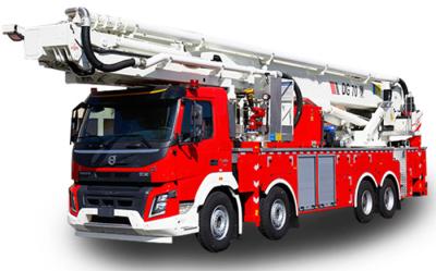 Chine Camion aérien de lutte contre l'incendie de plate-forme de Volvo 70m à vendre