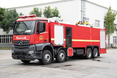 China Abastecimiento de agua del camión de Mercedes Benz Heavy Duty Fire Fighting para los altos edificios en venta