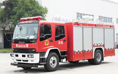 中国 ISUZUの化学除去の消火活動車のアルミ合金は溶接した 販売のため