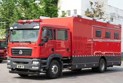China SINOTRUK SITRAK Heavy Duty Fire Vehicle 228 KW With Cooking Utensils for sale