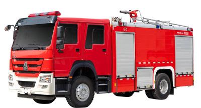 China SINOTRUK HOWO Water And Foam Fire Fighting Truck 2000 Gallons for sale