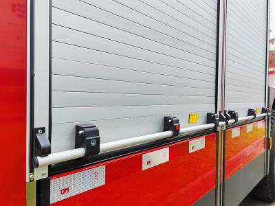 China Aluminium oprolbare brandweerwagen rolluikdeur roestvrij antioxidant Te koop