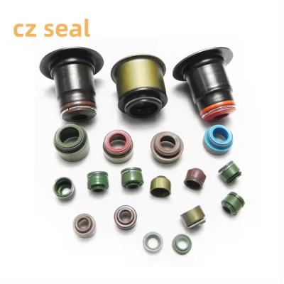 China Automotive Engine Stem Motorcycle FKM FPM Rubber Cylinder Head Valve Oil Seal Customized Color for sale