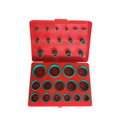 China Excavator AS568 Standard Metric 382PCS 397PCS Rubber Seal NBR FKM Silicone O Ring Assortment Box Set Service for sale