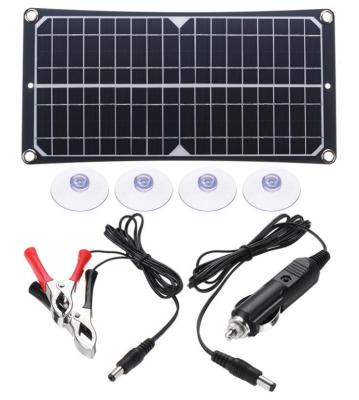 China Roof Portable Power Station 1.2A 50w 5v Outdoor Solar Power Station DC USB Port for sale