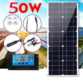 China RV Emergency Power Station Silicon 2.3A DC18v Portable Solar Power Source for sale