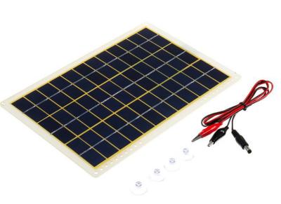 China 10W Camping Solar Panel Power Station USB 5V DC 12V High Compatibility for sale