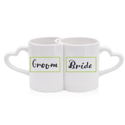 China High Grand Mugs Ceramic Custom Couples 3d Mug For Household Porcelain Mugs 12x8.8x9.8CM for sale