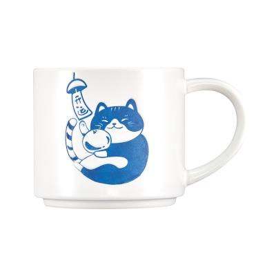 China Kreative Sublimations-Tasse süße Keramik-Tasse Kaffeetasse mit Logo Espresso-Tasse Keramik zu verkaufen