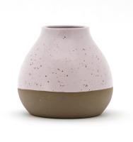 Quality 8 inch 7 inch 4 inch ceramic flower pots Creative style design ceramic flower vase pink vase for sale